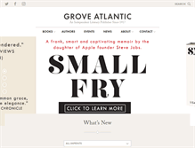 Tablet Screenshot of groveatlantic.com